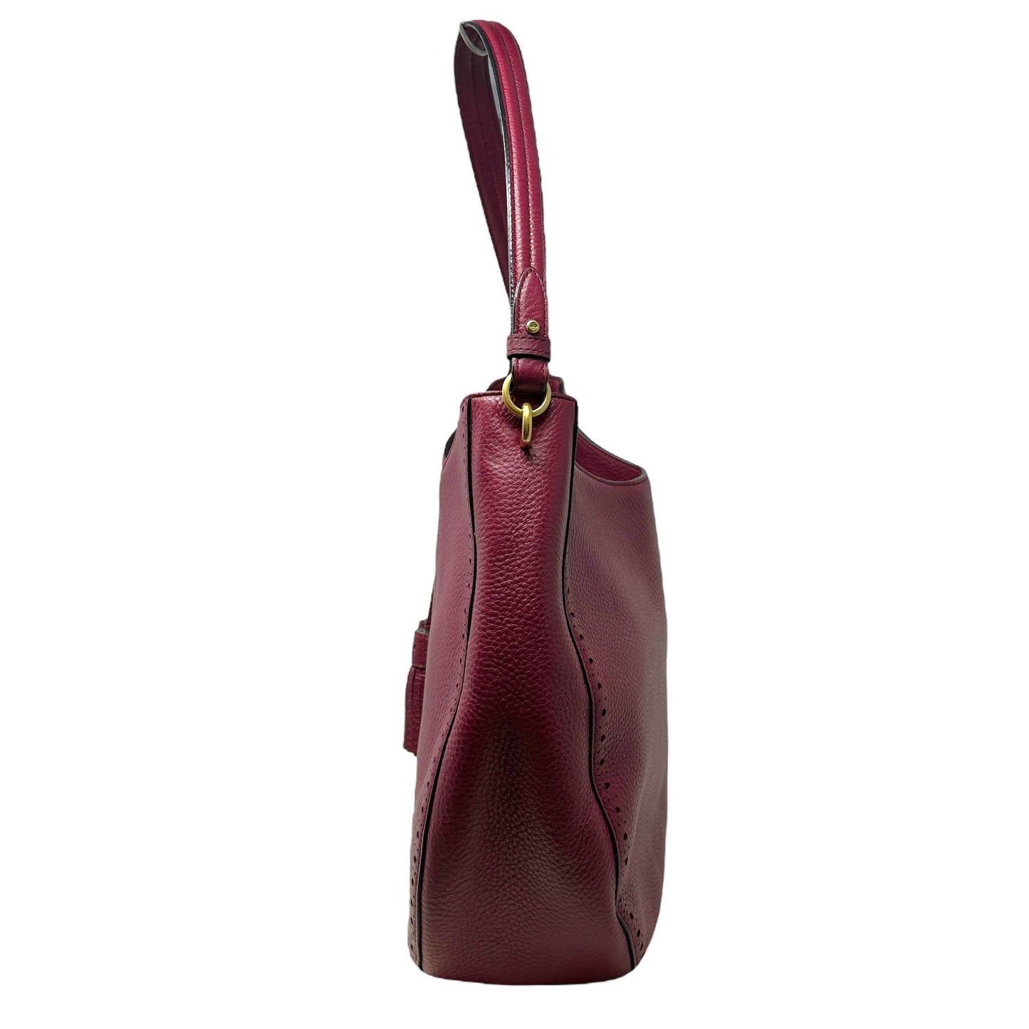 James Street Nori Hobo Bag - Merlot Designer By Kate Spade  Size: Large