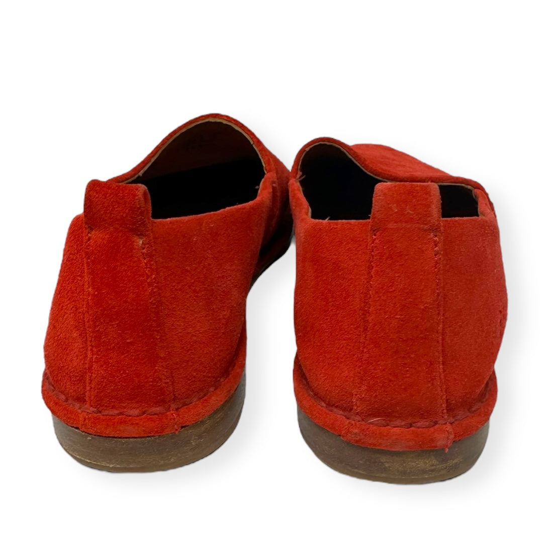 Helena Slip On Moccasin in Red Suede By Frye  Size: 8.5
