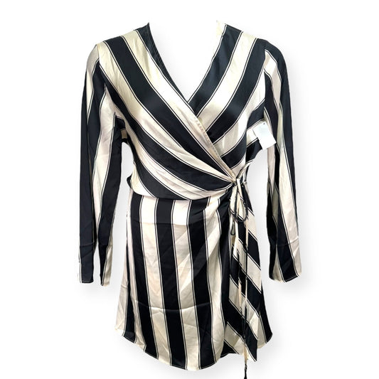 Striped Pattern Tunic 3/4 Sleeve H&m, Size Xl