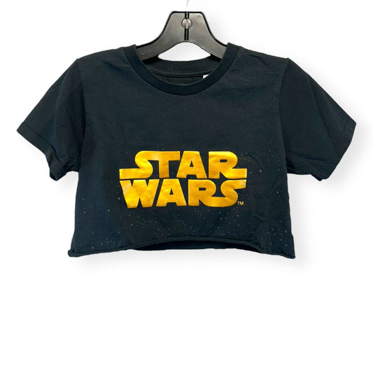 Black Top Short Sleeve Star Wars, Size S