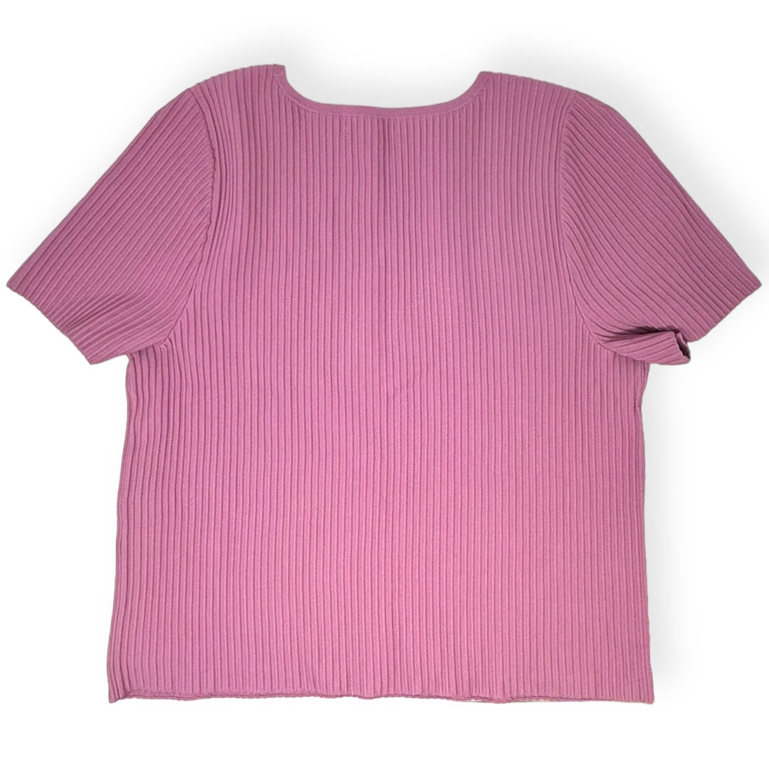 Pink Top Short Sleeve Madewell, Size L