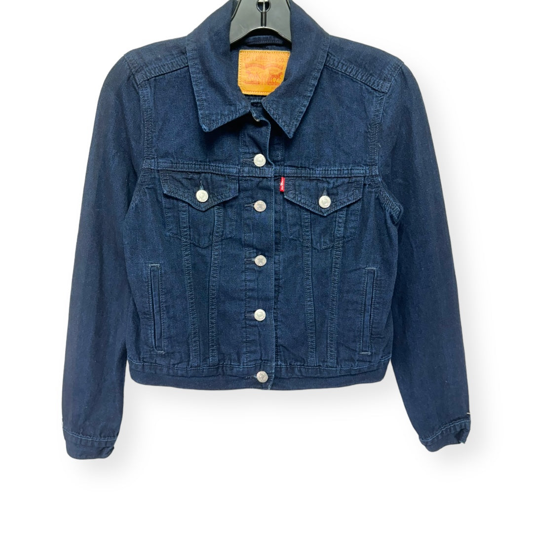 Navy Jacket Denim Levis, Size S