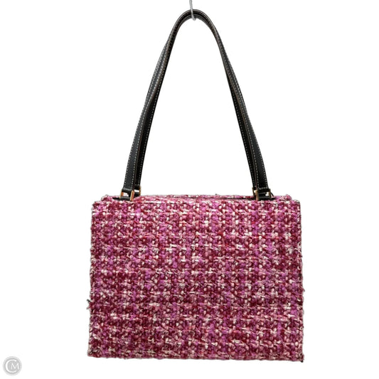 Vintage Ellie Tweed Tote Designer By Kate Spade, Size: Small