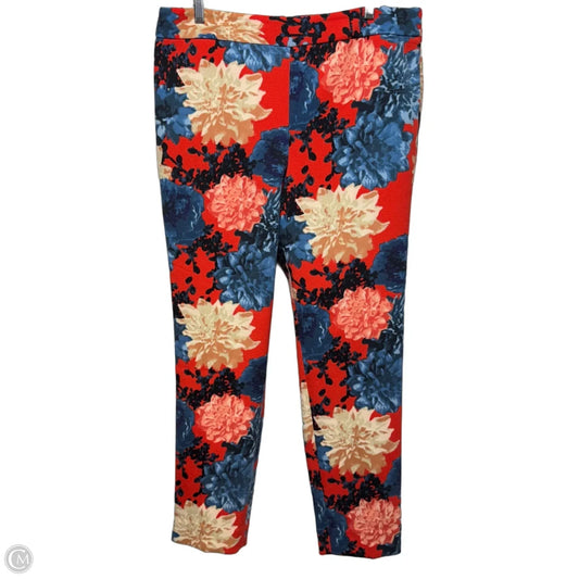 Chatham Pants Cropped By Talbots In Floral Print, Size: 10
