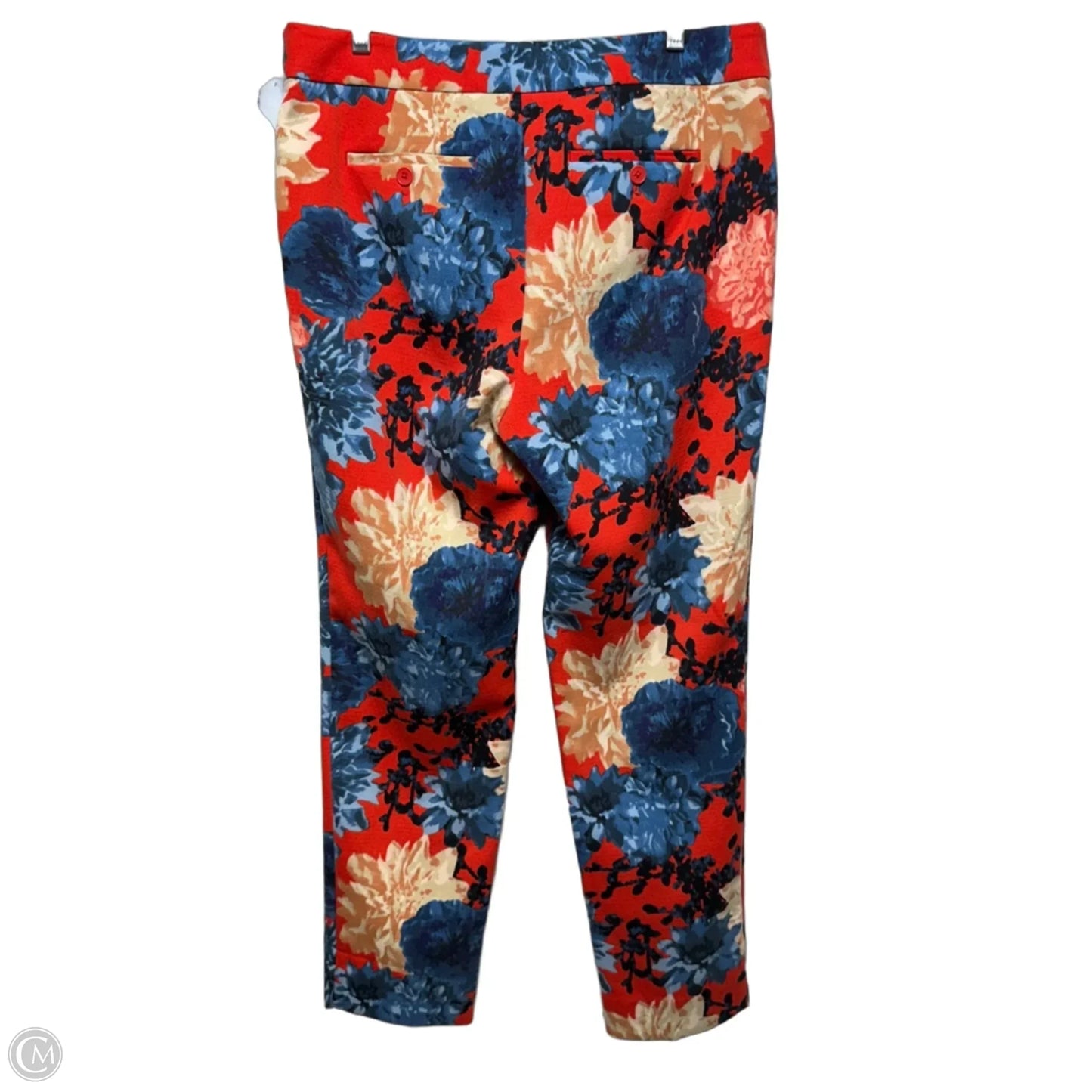 Chatham Pants Cropped By Talbots In Floral Print, Size: 10