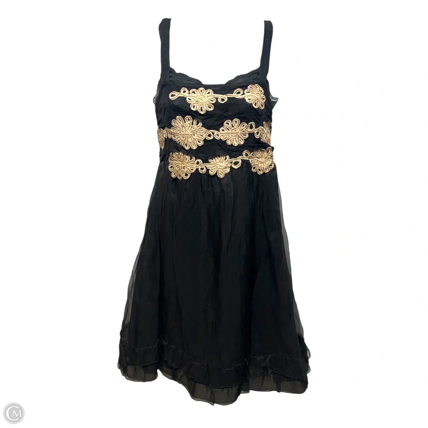 Black Dahlia Silk Dress By Zehavale By Anthropologie In Black, Size: 2