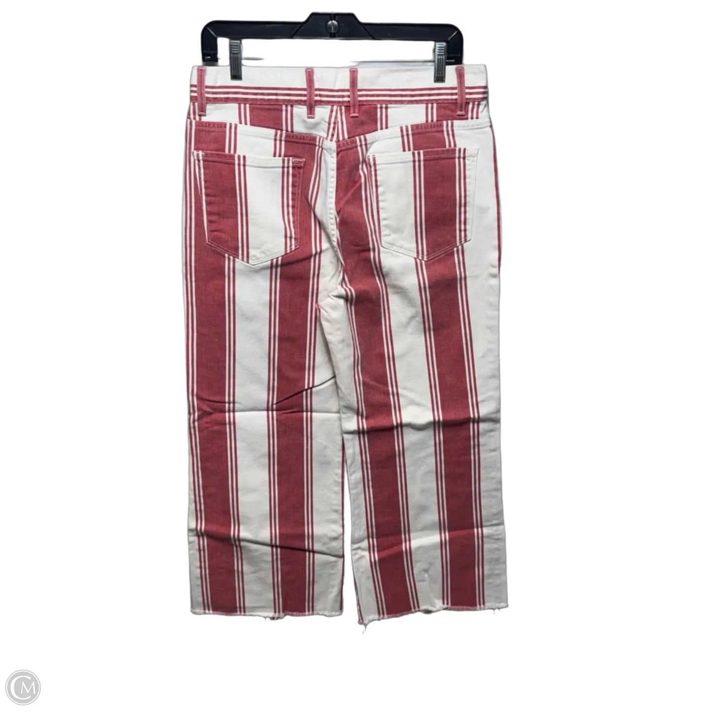Pants Ankle By Frame In Striped Pattern, Size: 12/31