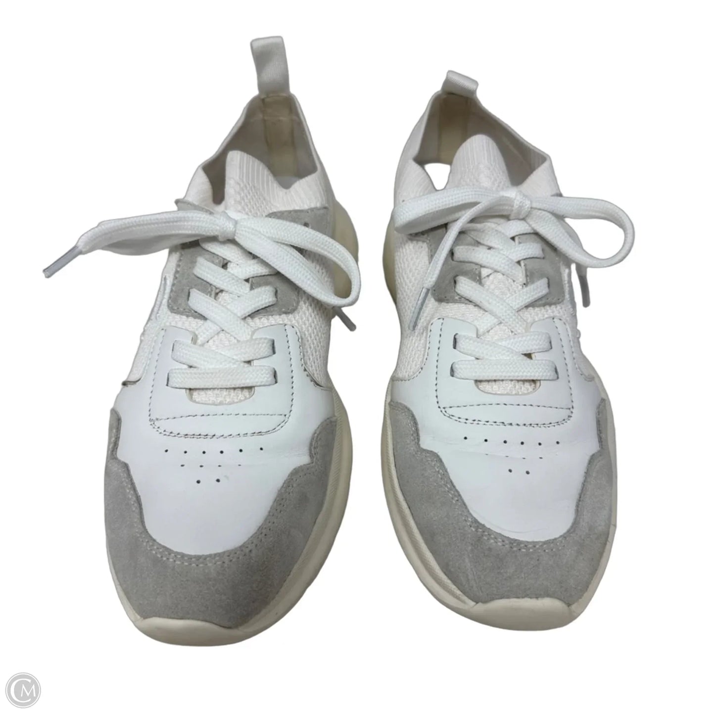 5050 Mesh Sneakers Designer By Stuart Weitzman In White, Size: 8