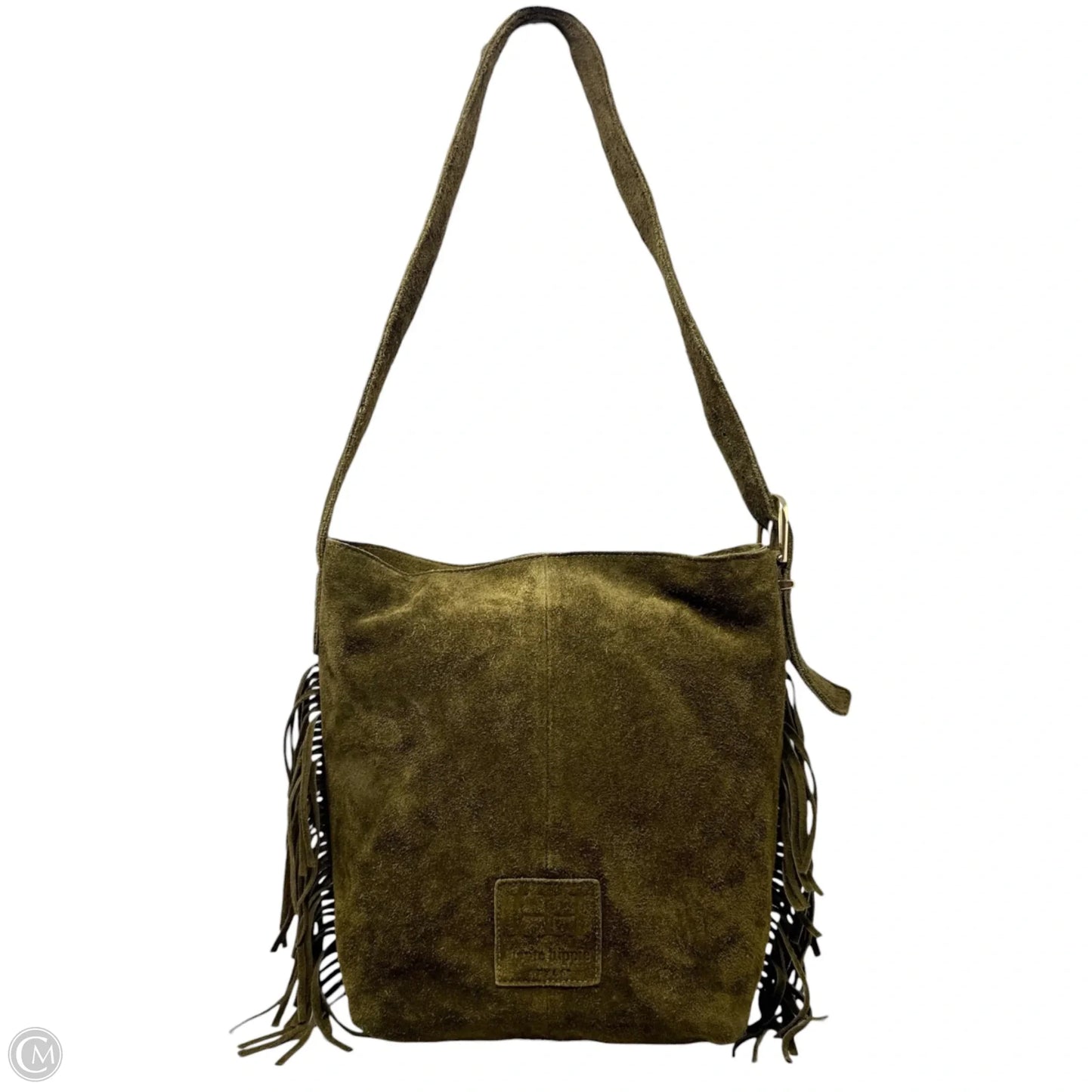 Fringe Suede Bucket Bag By Haute Hippie, Size: Large