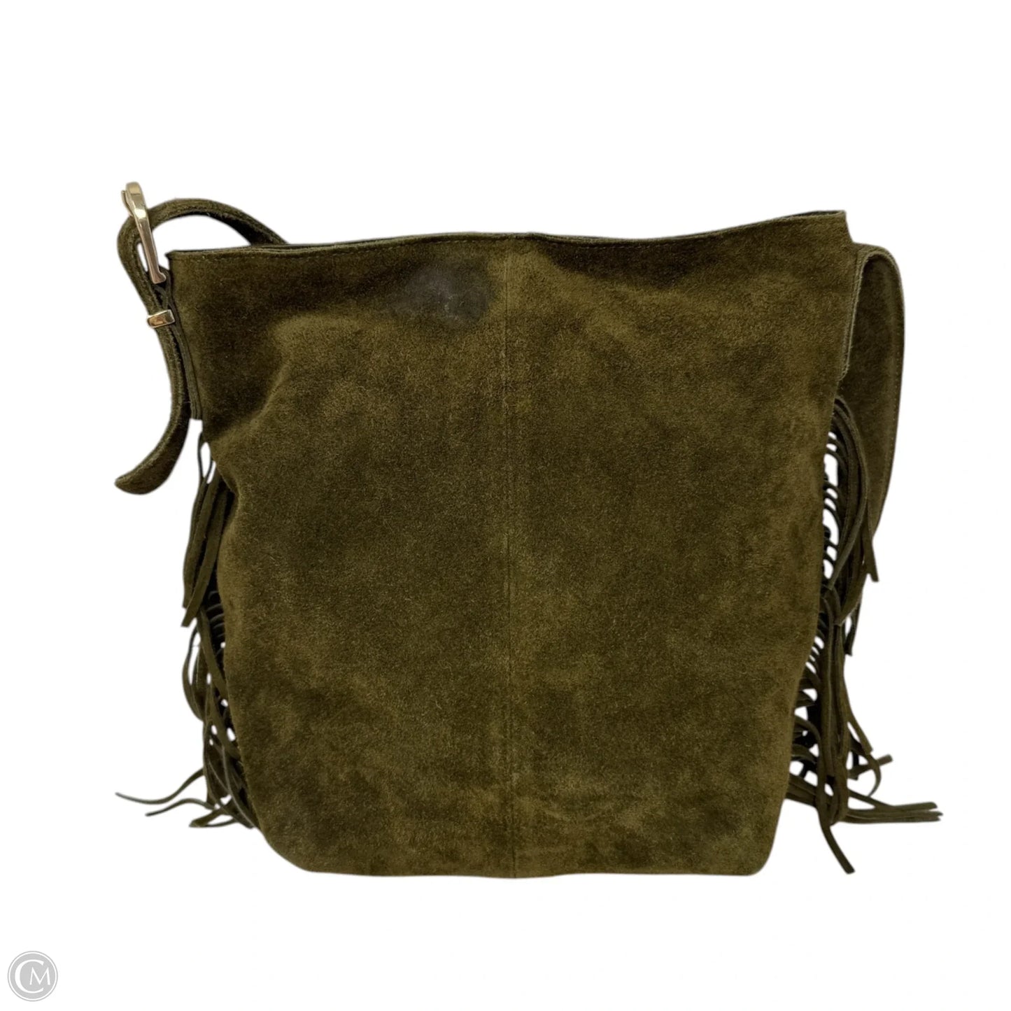 Fringe Suede Bucket Bag By Haute Hippie, Size: Large