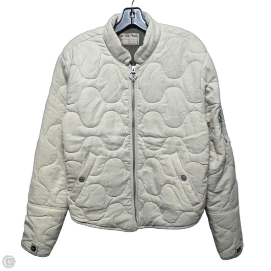 Jacket Puffer & Quilted By We The Free In Cream, Size: L