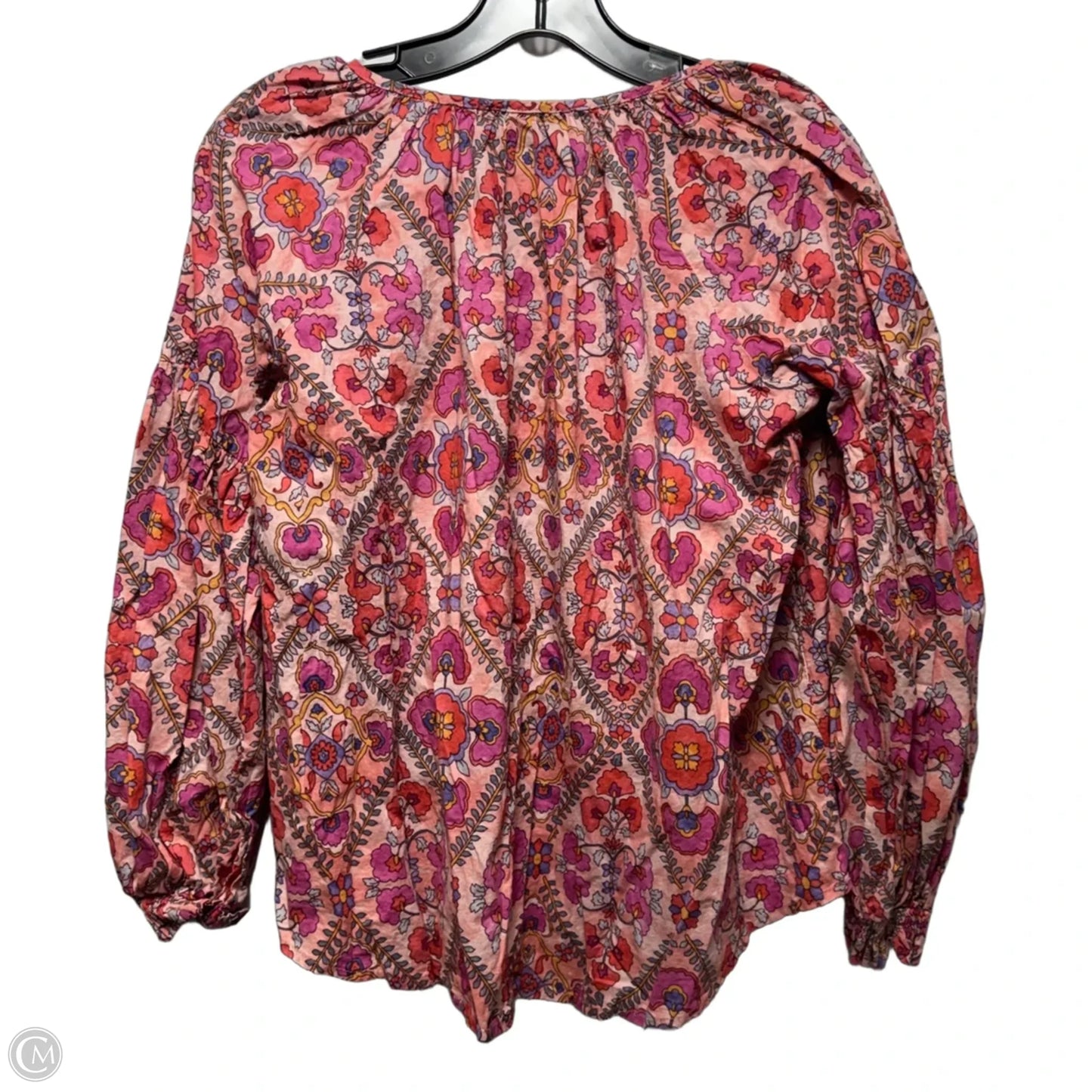 Top Long Sleeve By Vici In Floral Print, Size: S