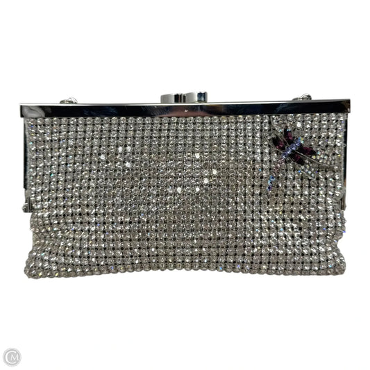 Vintage Embellished Dragonfly Clutch By Isabella Adams, Size: Small