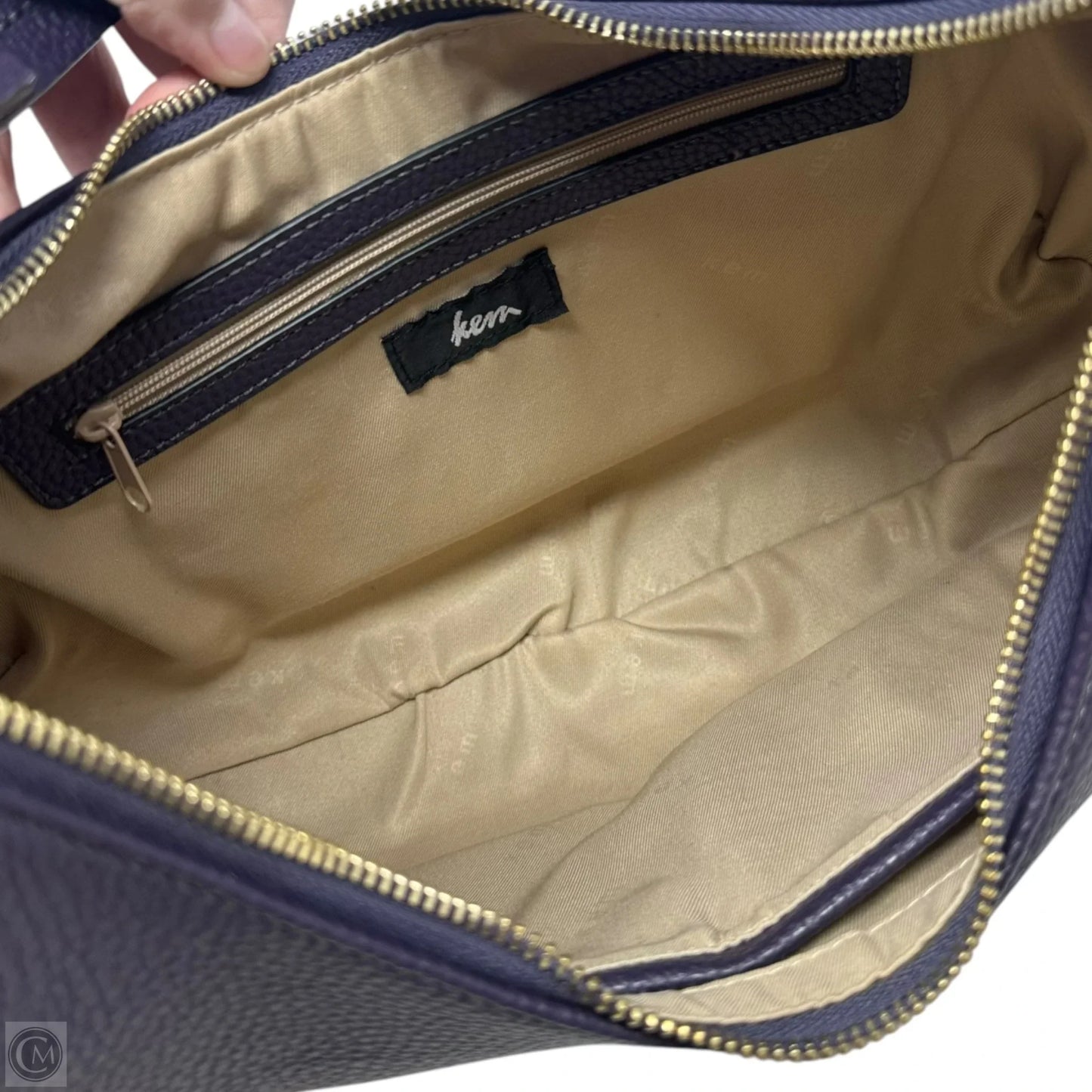Crescent Handbag By KEM, Size: Large