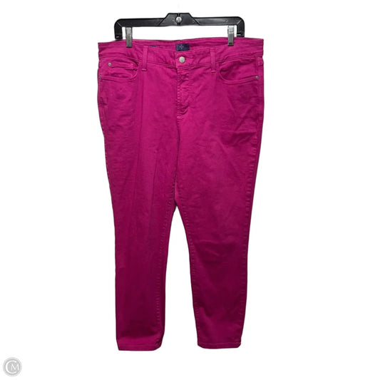 Clarissa Ankle Jeans By Not Your Daughters Jeans In Pink, Size: 14