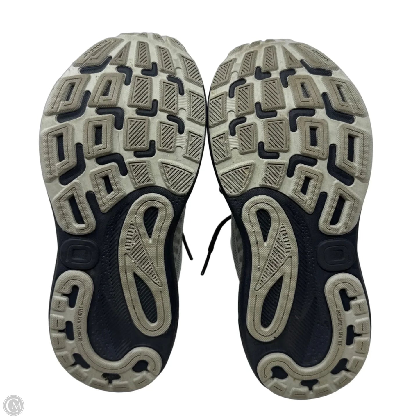 Adrenaline GTS Shoes Athletic By Brooks In Green & Grey, Size: 6.5