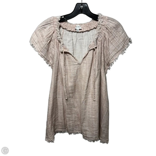 Top Short Sleeve By True Craft In Striped Pattern, Size: 2x