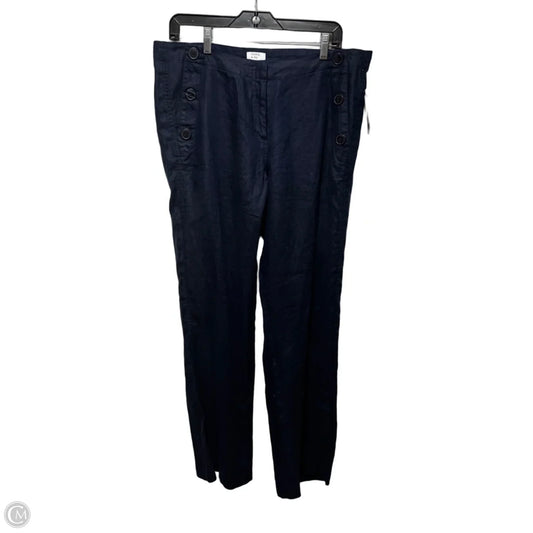 Pants Linen By Crown And Ivy In Navy, Size: 12