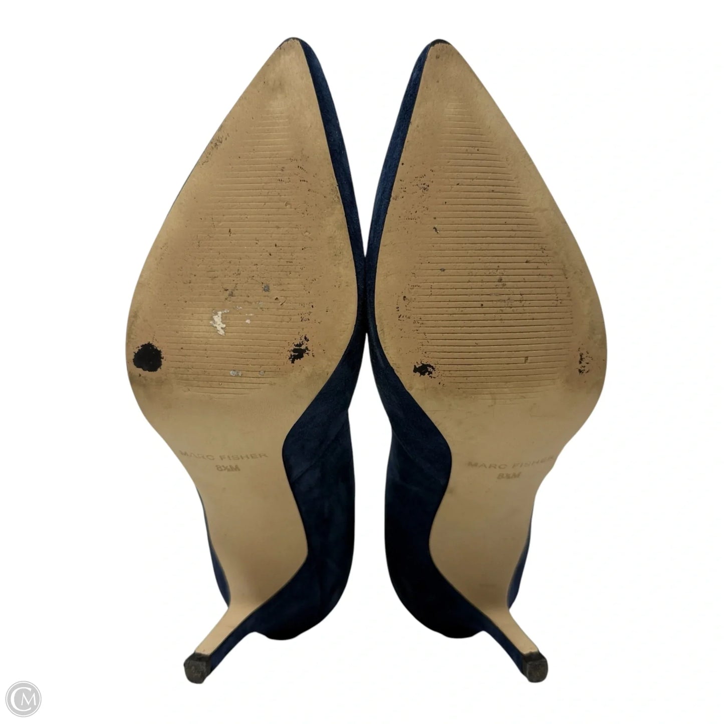 Tuscany Suede Pumps By Marc Fisher In Blue, Size: 8.5