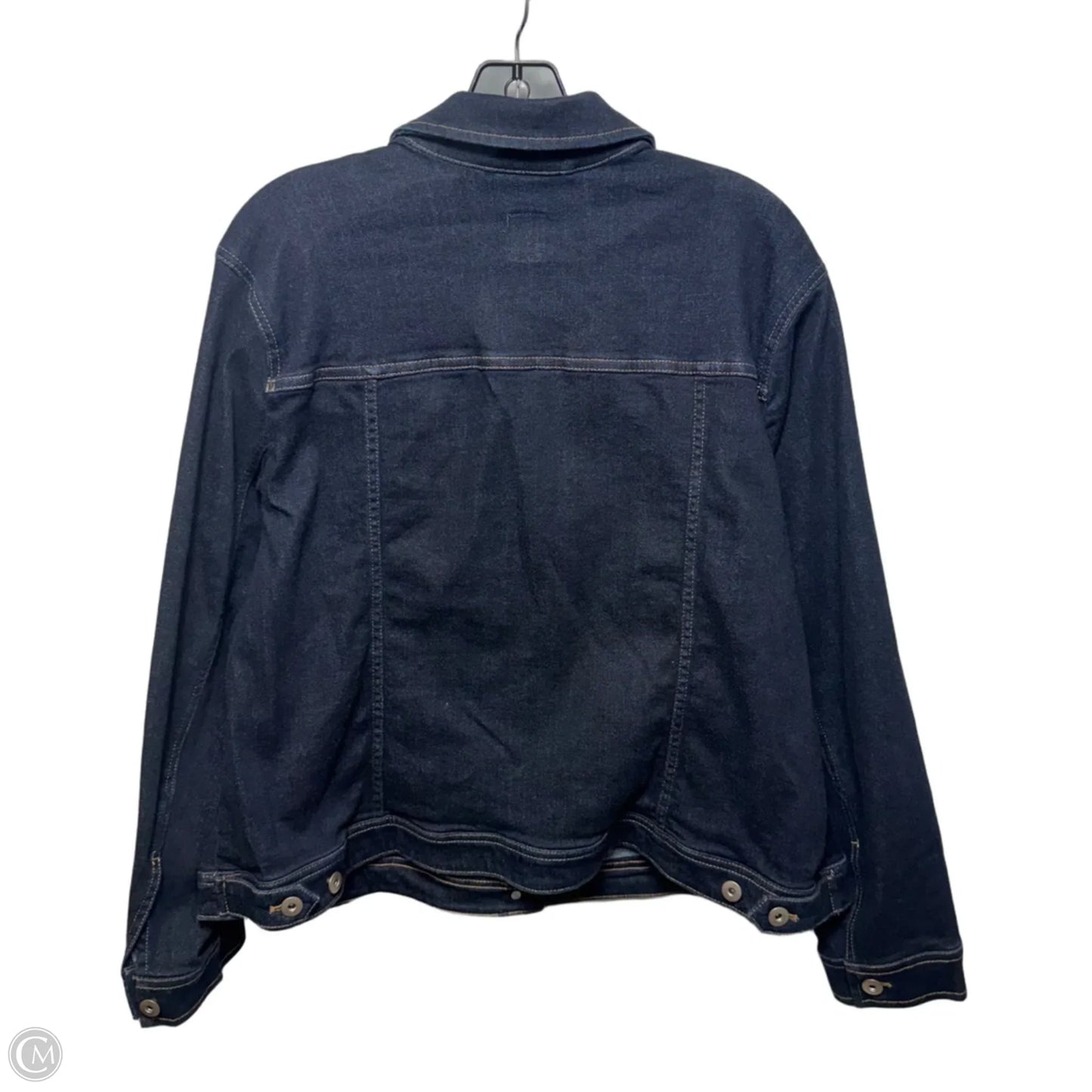 Jacket Denim By J. Jill In Blue Denim, Size: Xl