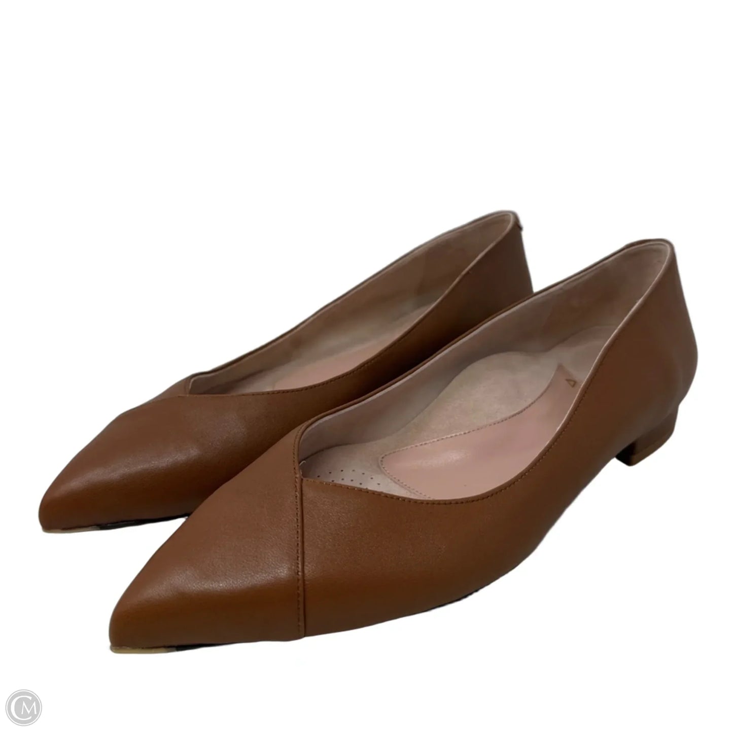 Courageous Leather Forever Flats By Ally In Caramel, Size: 8 (EU 38.5 C)