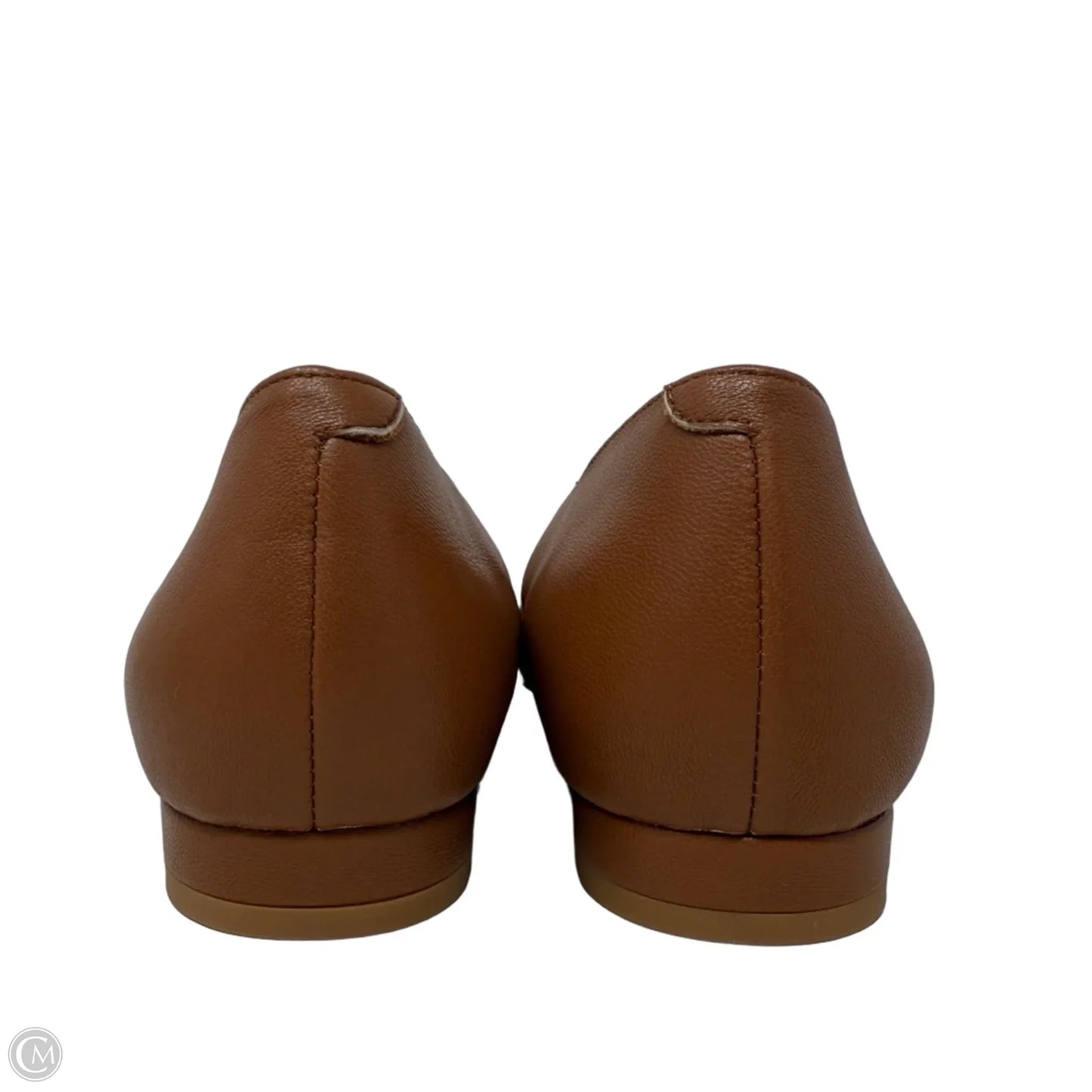 Courageous Leather Forever Flats By Ally In Caramel, Size: 8 (EU 38.5 C)