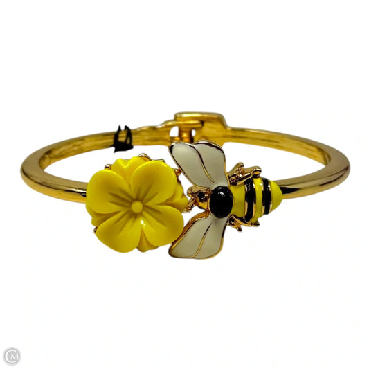 Bee & Flower Hinged Cuff Bracelet By Talbots