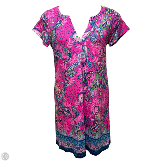 UPF 50+ Sophiletta Dress Designer By Lilly Pulitzer In Plumeria Pink Strut Your Stuff Engineered, Size: L