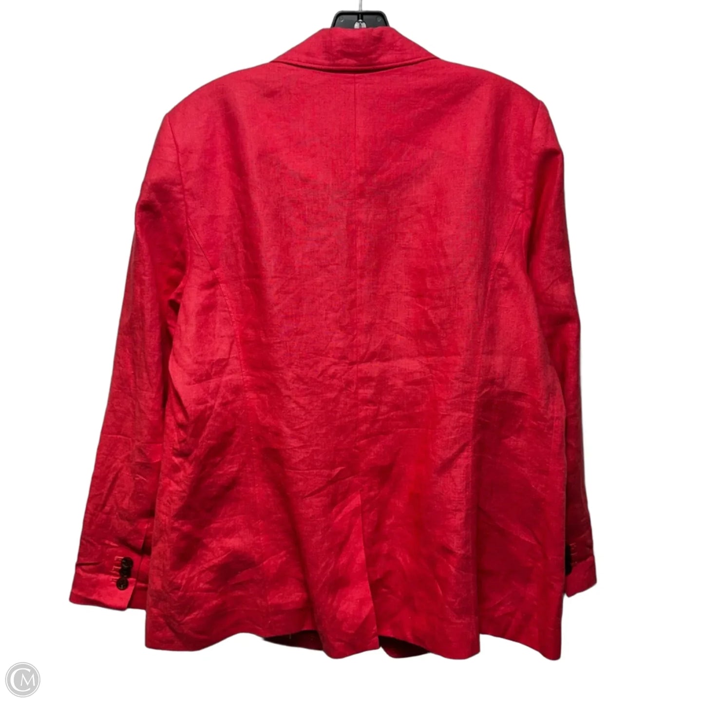 Linen Blazer By Talbots In Coral, Size: 16