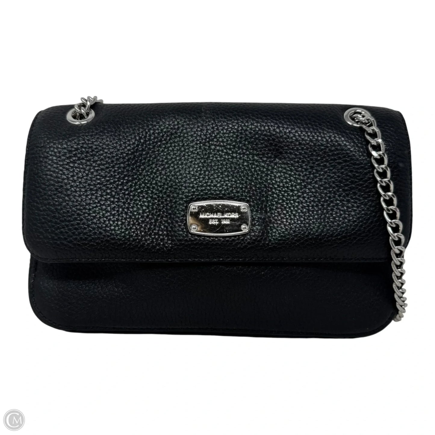 Jet Set Chain Leather Flap Shoulder Bag By Michael By Michael Kors, Size: Small