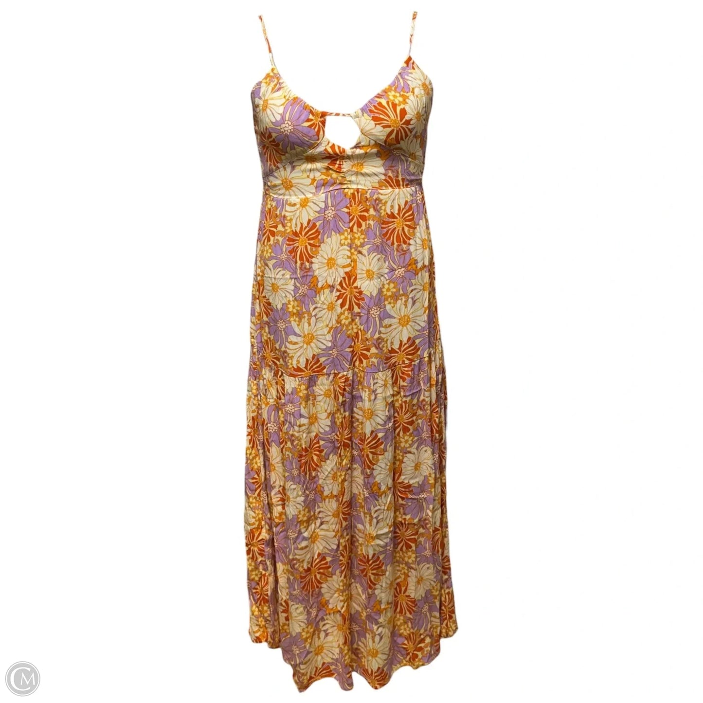 Gemma Dress Casual Maxi By Lspace In Orange & Purple, Size: M