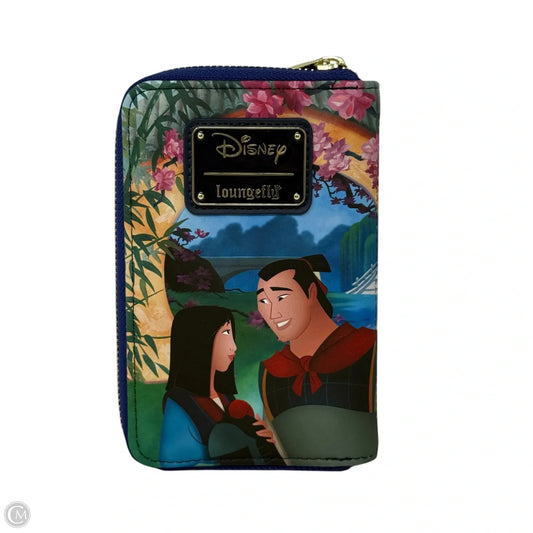 Disney Castle Series - Mulan Castle Zip Around Wallet By Loungefly, Size: Medium