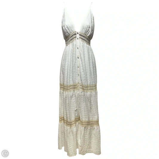 Dress Casual Maxi By Dress To In Cream, Size: S