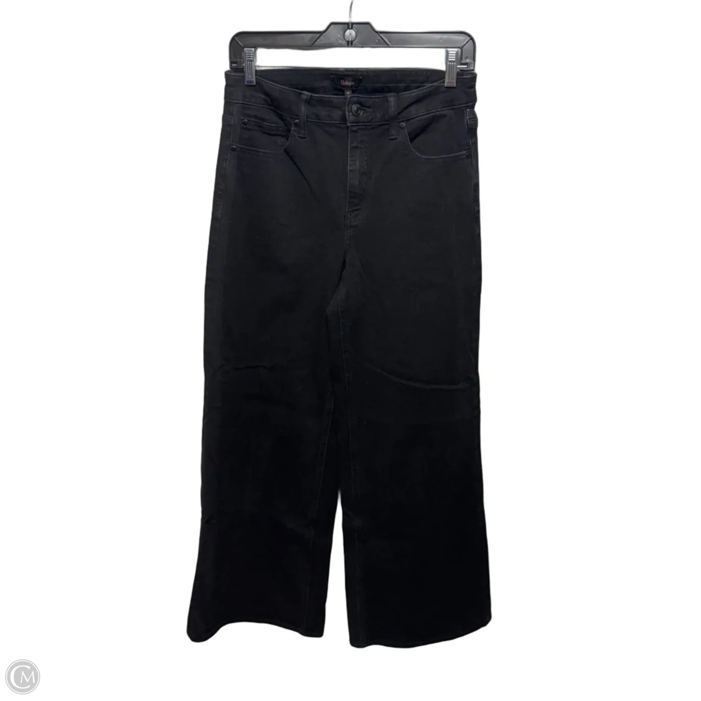 Jeans Wide Leg By Quince In Black, Size: 8/29