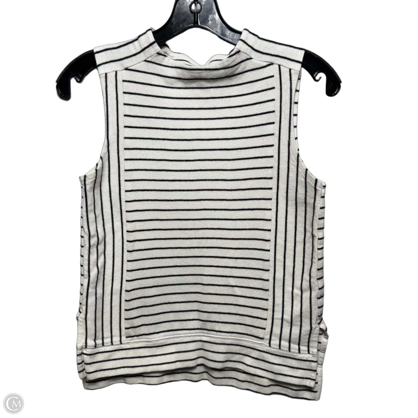 Knit Top Sleeveless By Madewell In Striped Pattern, Size: Xs