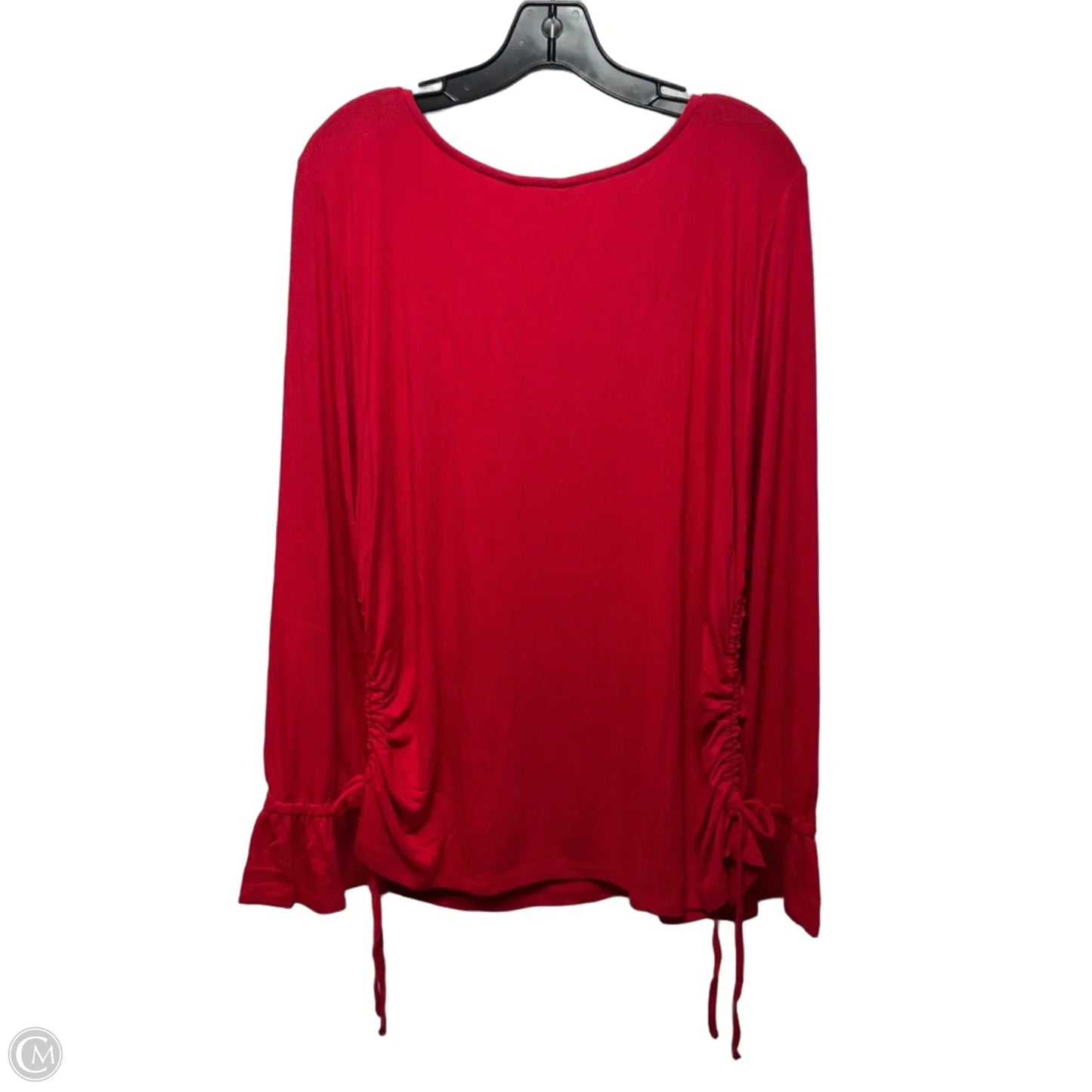 Top Long Sleeve By Maeve In Red, Size: 3x