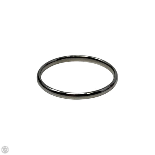 Plain Sterling Silver Band Ring, Size: 9.5