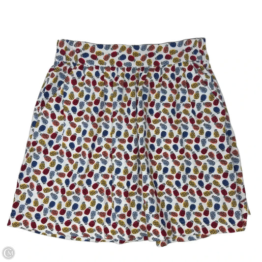 Linen Blend Pineapple Skirt Mini & Short By Loft In Multi-colored, Size: Xsp