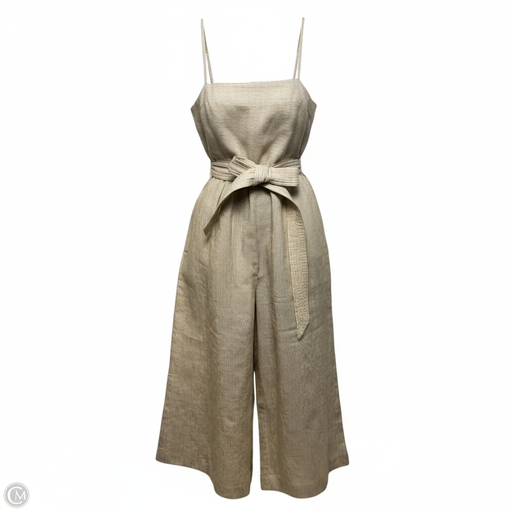 Linen Jumpsuit By J. Crew In Striped Pattern, Size: 6p