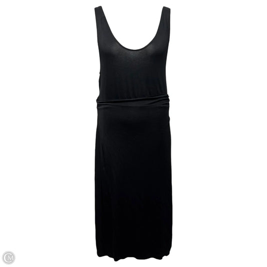 Sleeveless Faux Wrap Dress By Vince In Black, Size: XL