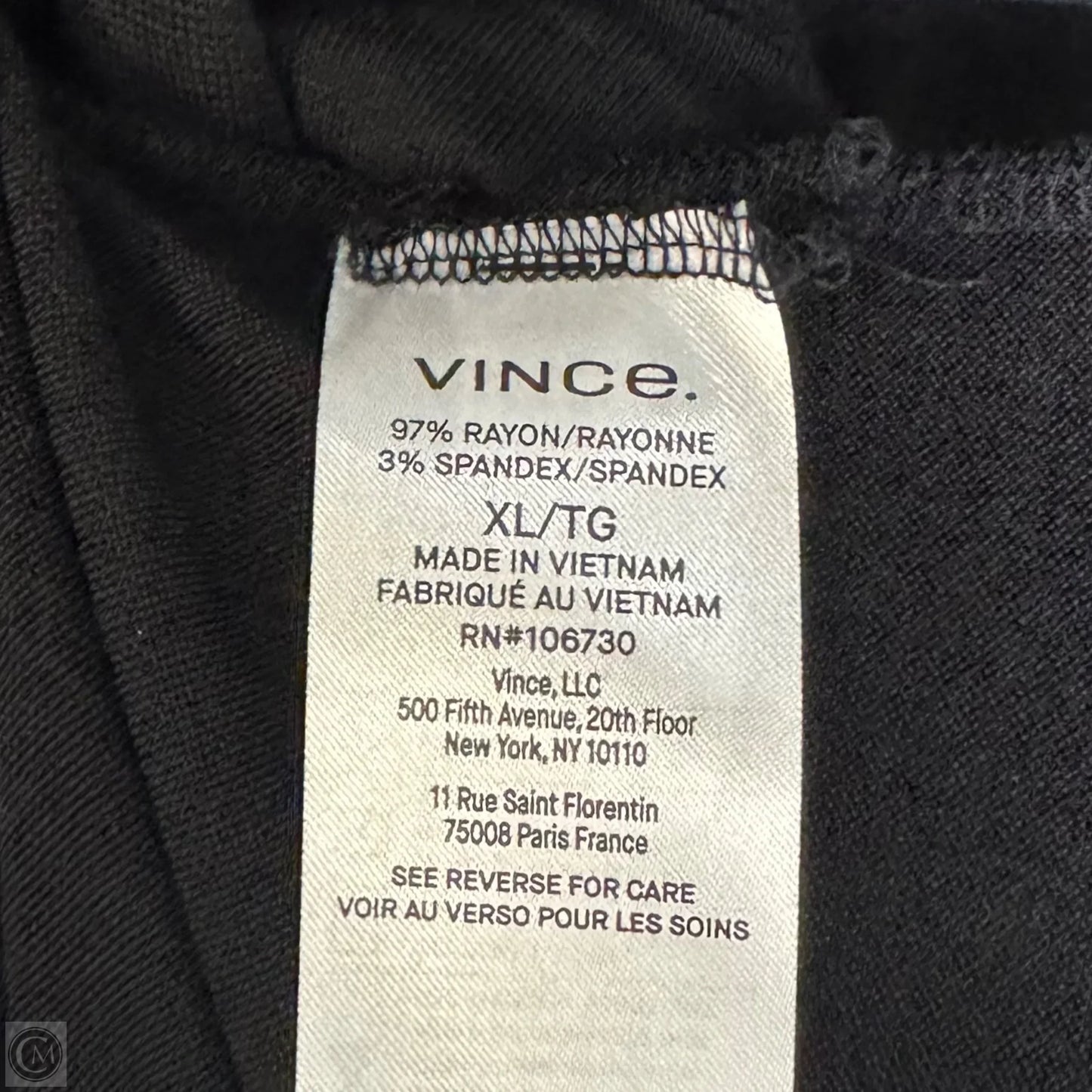Sleeveless Faux Wrap Dress By Vince In Black, Size: XL