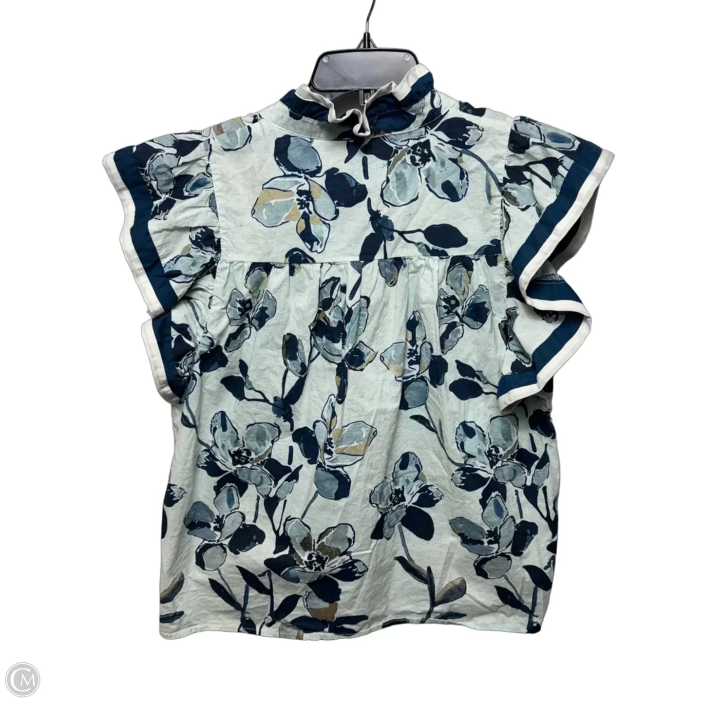 Top Short Sleeve By Entro In Floral Print, Size: L