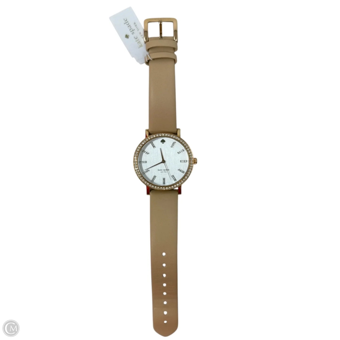 Metro Grand Watch With Vachetta Leather Band Designer By Kate Spade