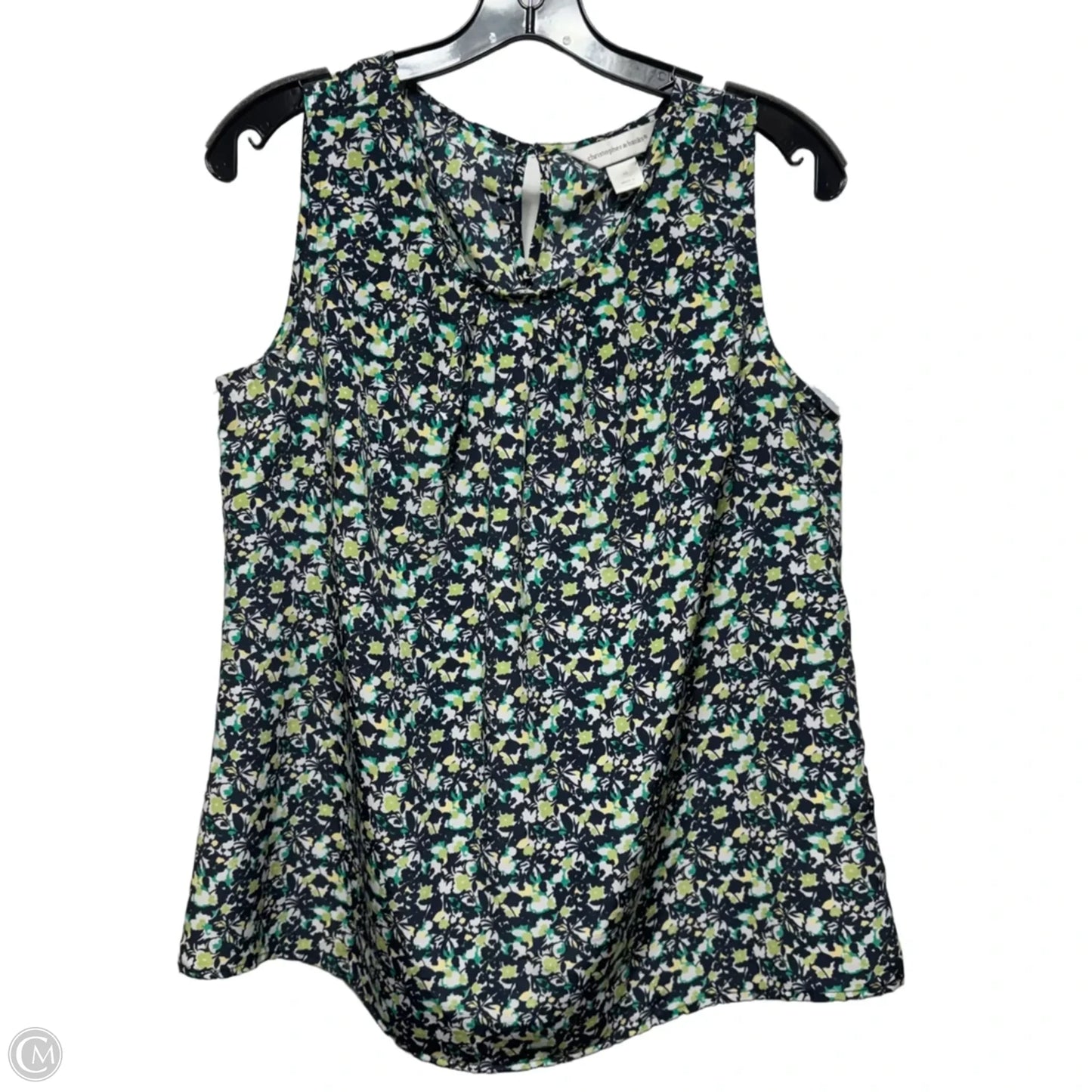 Top Sleeveless By Christopher And Banks In Floral Print, Size: M