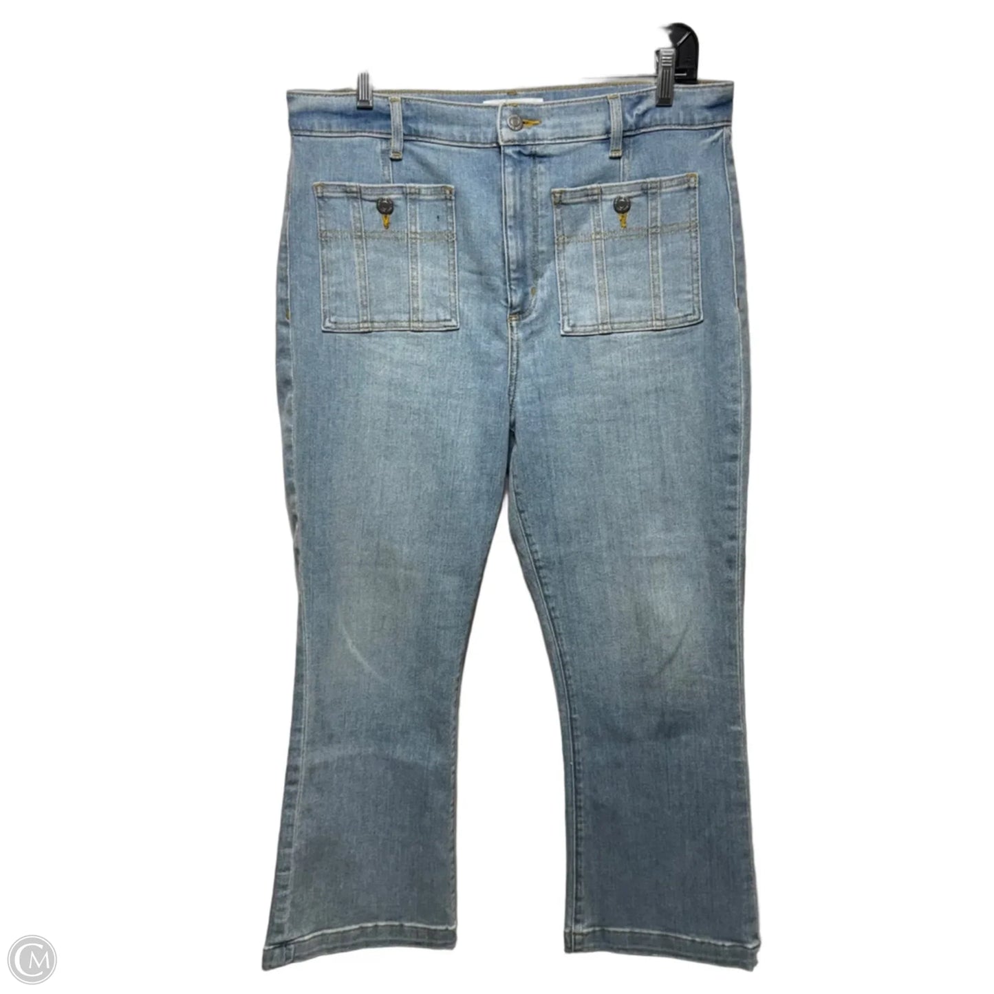 Jeans Bootcut By Loft In Blue Denim, Size: 12