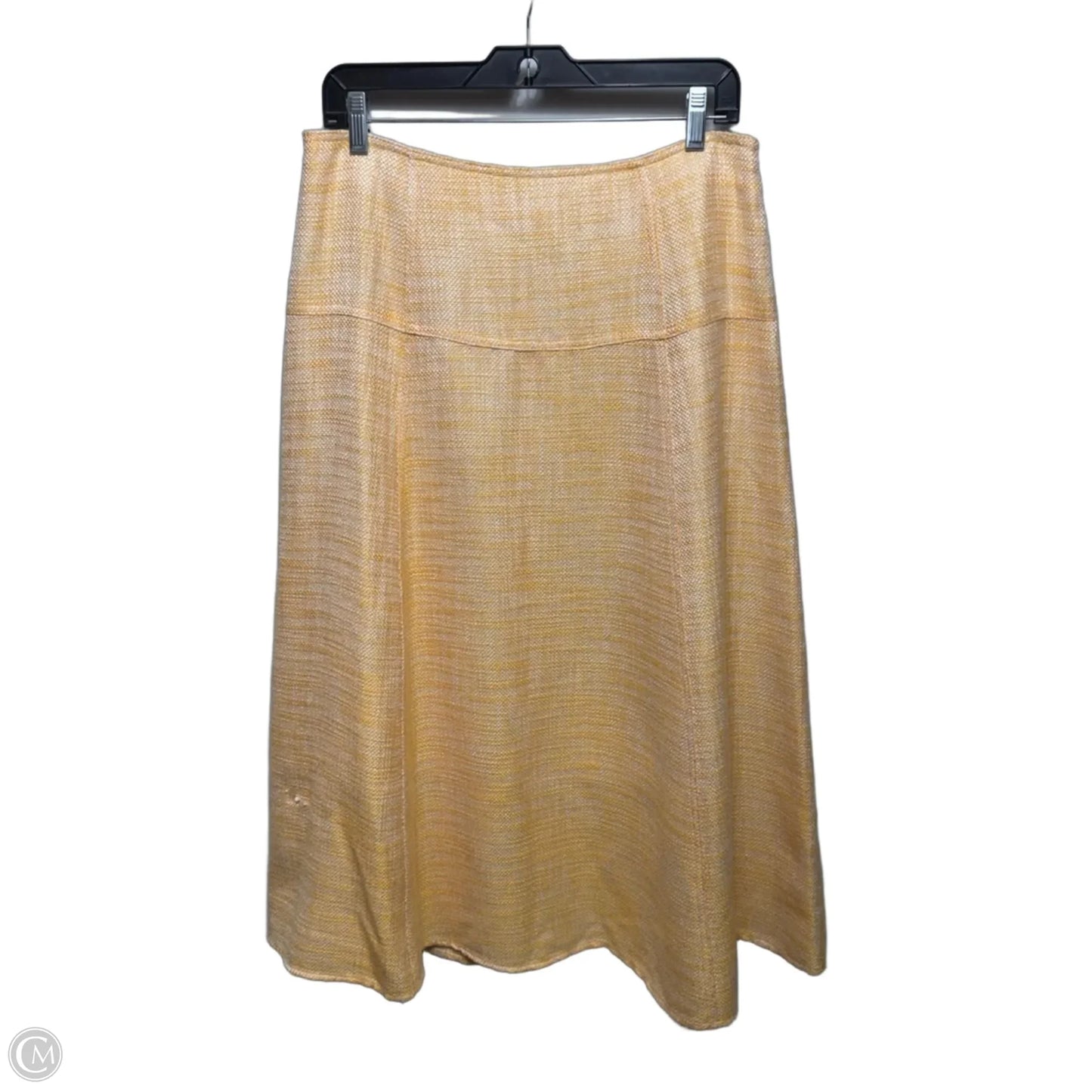 Skirt Midi By Liz Claiborne In Yellow, Size: 8
