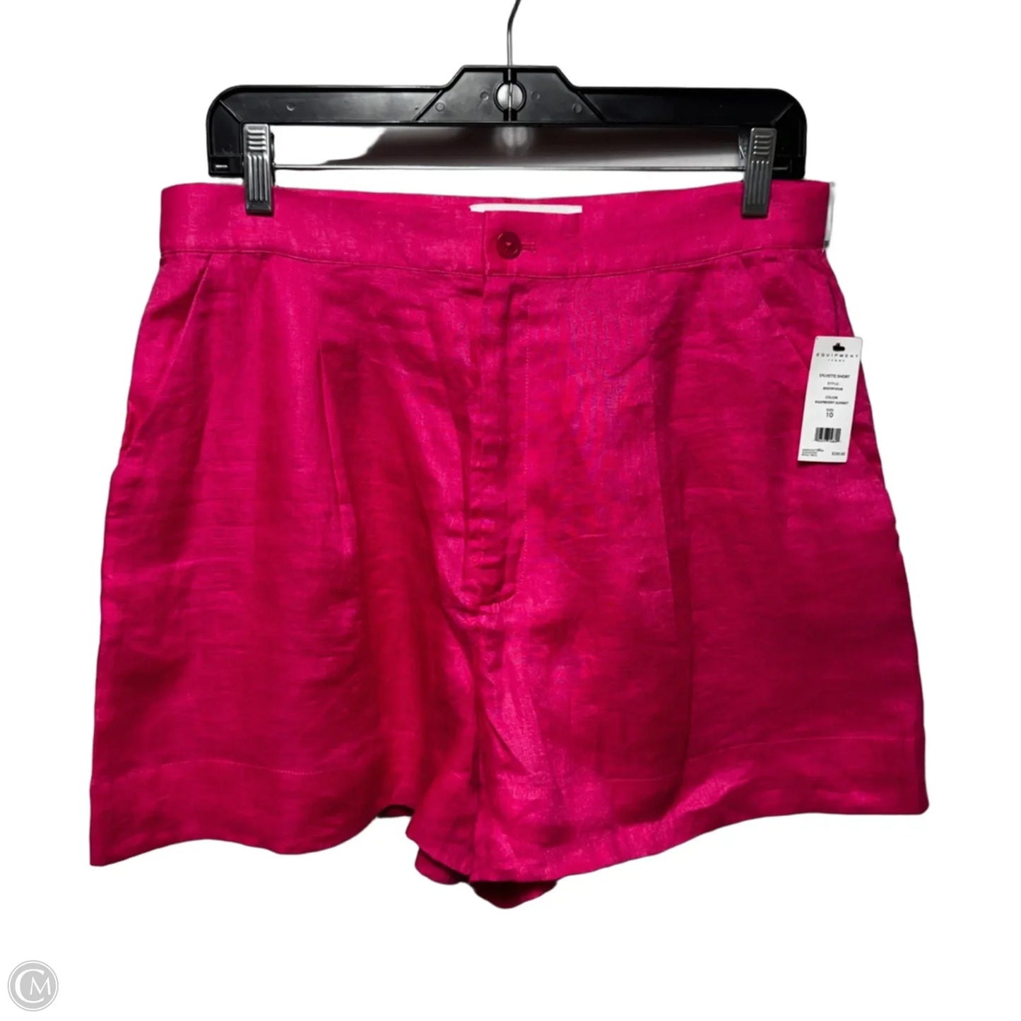 Sylvette Linen Shorts By Equipment In Pink, Size: 10