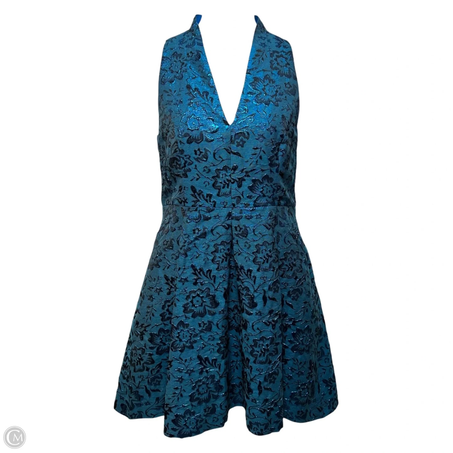 Tanlee Floral Brocade Dress Designer By Lilly Pulitzer In Teal Bay Blooming Brocade, Size: 12