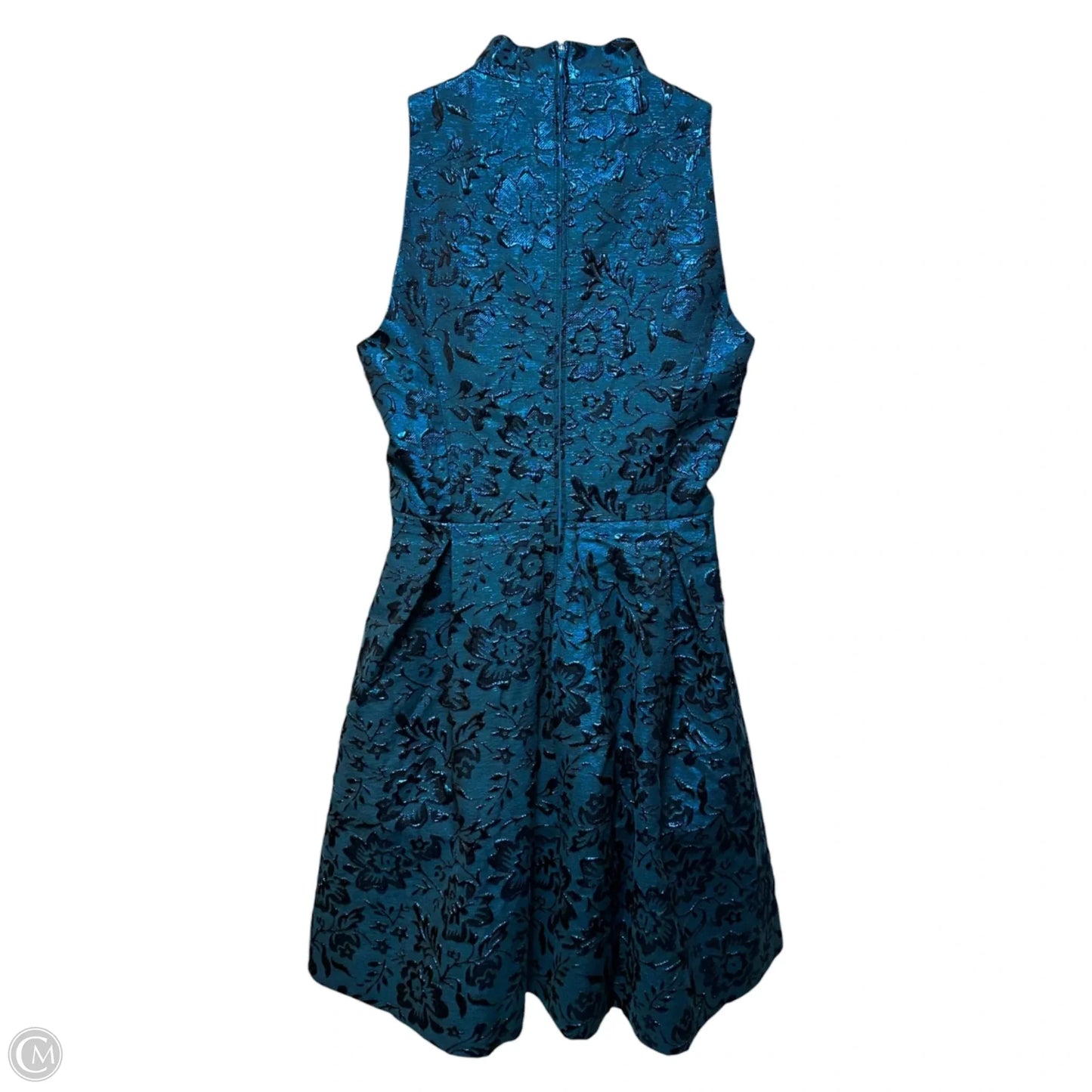 Tanlee Floral Brocade Dress Designer By Lilly Pulitzer In Teal Bay Blooming Brocade, Size: 12