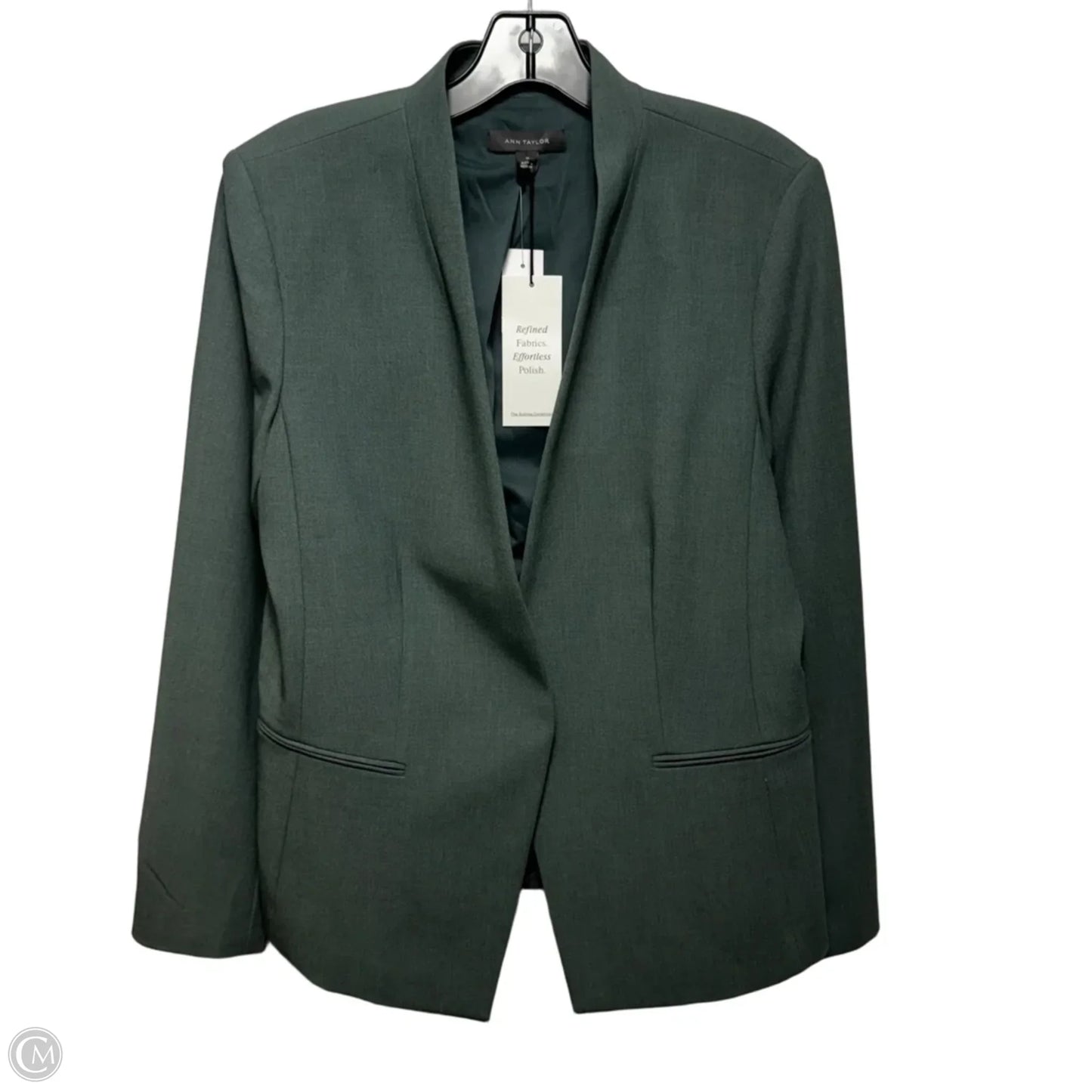 Blazer By Ann Taylor In Green, Size: 10